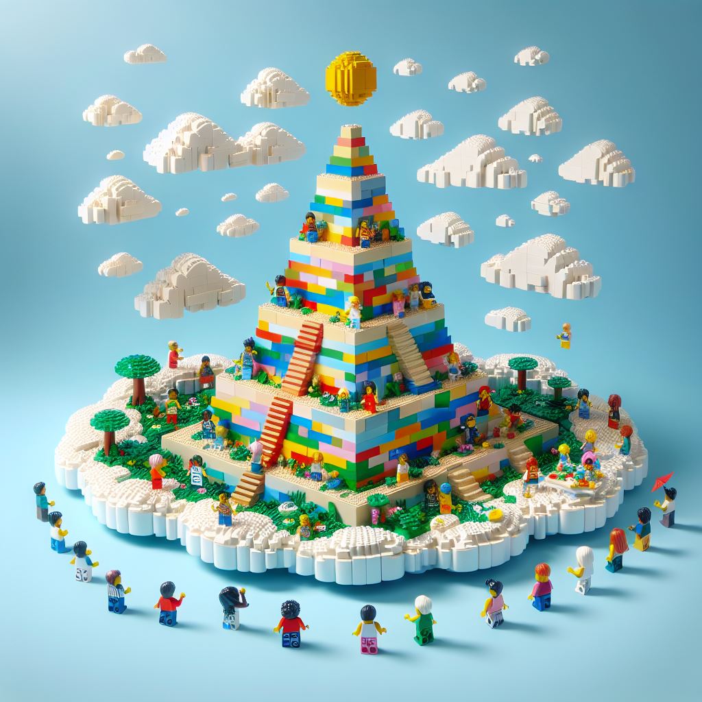 legos to cloud